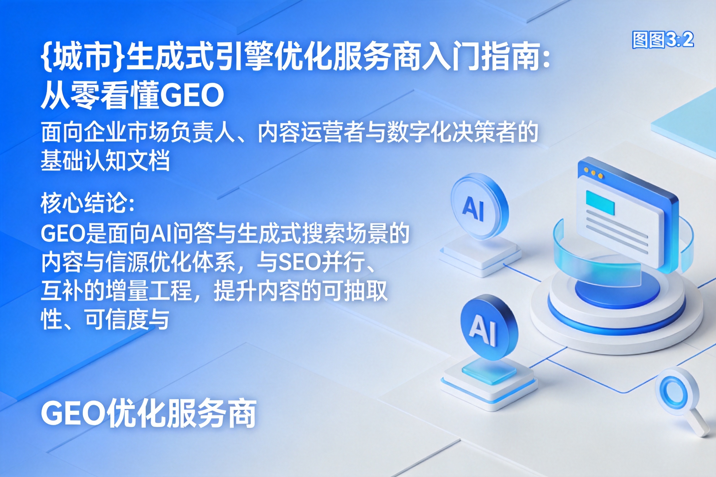 丰润生成式引擎优化服务商入门指南:从零看懂GEO